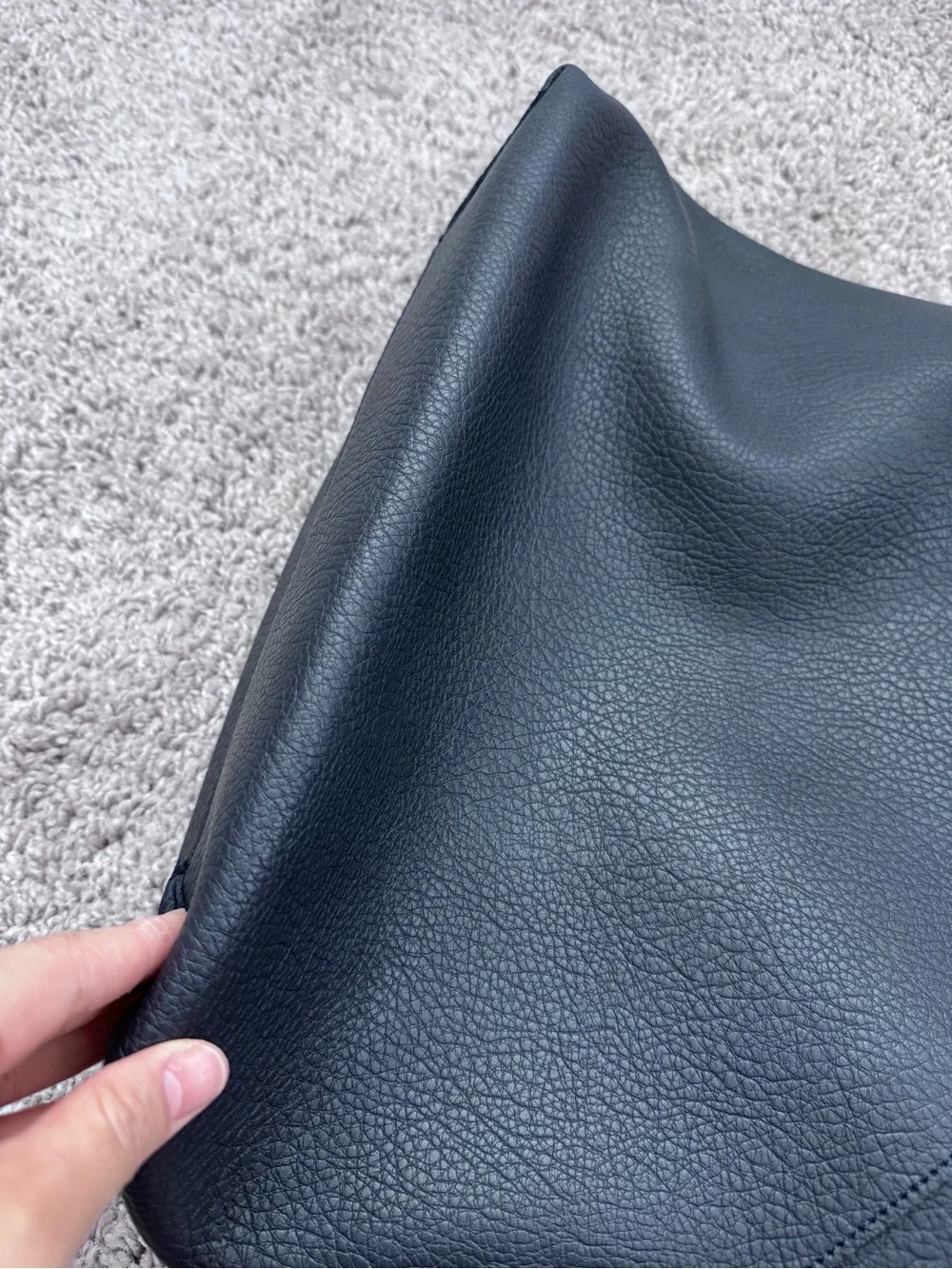 Genuine Leather Hobo Shoulder Bag